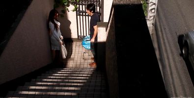 Lovable lady Wakana Kinoshita with great tits rides a fat dangler wildly